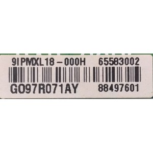 MAIN PARA TV LG / NUMERO DE PARTE EBU65583002 / EAX68805202 / 65583002 / 88497601 / G097R071AY / 9IPMXL18-000H / MODELO 43LT340CUB. AUSFLJM